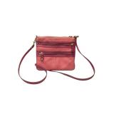 COACH Hot Pink Leather Crossbody Shoulder Bag (C)