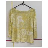 Light weight Yellow Printed Shirt