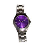 Steve Madden Purple Dial Stainless Steel Watch (J)