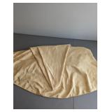 Large Gold Colored Table Cloth
