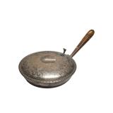 Vintage Silverplate Lidded Server w/ Wood Handle