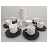 White and Black Rosenthal China Set