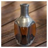Royal Holland Daalderop Pewter & Amber Decanter