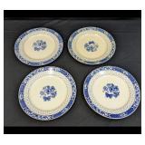 Set of 4 Butterflu Dinner Plates