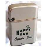 Silver & Green  Vintage Storm Master Lighter