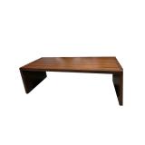 Solid Walnut Minimalist Low Table (F)