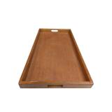 Wooden Serving Tray with Cutout Handles (F)