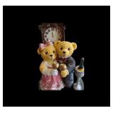 2 Teddy Bears Celebrating