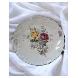 Vintage Shabby Chic Hand Painted Plate
