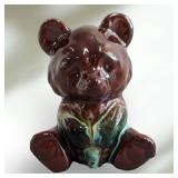 Blue Mountain Pottery - Drip Glaze Teddy Bear