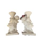 Vintage Cherub Candleholder Pair (A)
