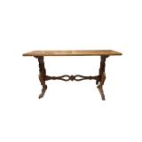 Solid Wood Trestle Dining / Harvest Table (F)