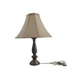 Silver Table Lamp with Bulb