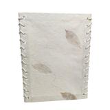 Handmade Pressed Leaf Paper Square Lamp Shade (A)