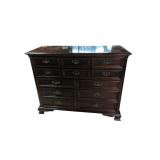 Gibbard Mahogany Dresser w/ Brass Hardware (F)