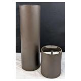 Set of Metal Hurricane Patio Light/Vases