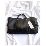 Black  Vintage McBrine Duffle Bag