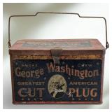 Vintage George Washington Cut Plug Tobacco 1910