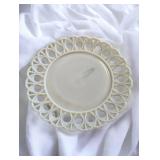 Vintage Milk Glass Plate