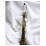 Vintage Heavy Brass Table Lamp