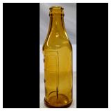 Vintage Amber 1/2 Cup Measuring Bottle