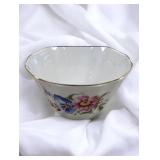 Antique Pink Daisy & Blue Morning Glory