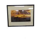 Framed Photo-Masai Mara Kenya 1977 (P)