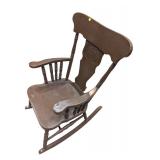 Patio Rocking Chair Solid Wood
