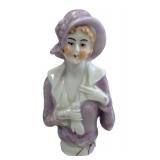 Vintage Victorian Porcelain half-Doll