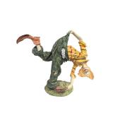Hand-Painted Circus Clown Acrobat Figurine (A)