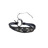 Menï¿½s Braided Leather Bracelet (J)