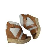 Michael Kors Giovanna Wedge Sandals - Size 8M