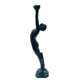 RARE Blue Woman Sculpture 'Accent 2000'