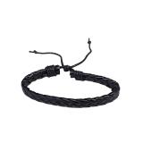 Black Braided Adjustable Bracelet (J)
