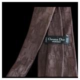 Brown Christian Dior Vintage Tie (C)