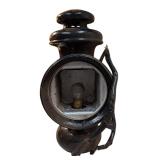 Antique Model T Headlight With Electric Refitting