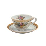 Chikaramachi Hand Painted Teacup And Saucer Set