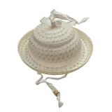 Vintage Lace Straw Sun Hat Small