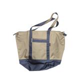 Samsonite Canvas Tote Bag ï¿½ Beige & Navy (C)