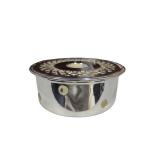Silver-Plated Candle Holder with Insert (U)