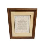 Framed PSALM 93 (P)