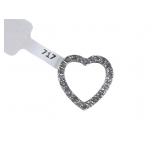 Sterl. Silver Heart Pendant w/ Blue Topaz (0.70ct)