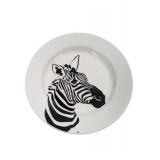 Zebra Porcelain Plate-Gift