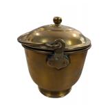 Vintage 1930's Brass Ice Cube Bucket w/Handle