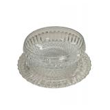 Vintage Bowl/Cake Plate Glassware