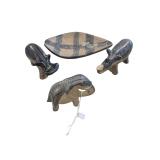 Vintage African Carved Stone Figurine