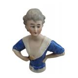 Vintage German Victorian Porcelain half-Doll