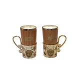 New Hampshire salt and pepper shakers with handle