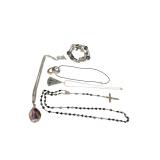 Lot of 5 Necklaces & 1 Bracelet (J)
