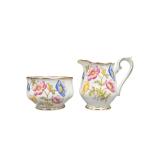 Royal Albert 'Anemone' Creamer and Sugar Bowl (U)